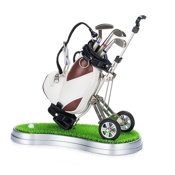 Gifts for Men,Golf Pen Holder Desk Accessories for Men Women Golfers, Birthday Graduation Gifts for Him Her, Dad Gifts for Dad Husband from Daughter Son Wife, Funny Home Office Decor Gadgets for Boss