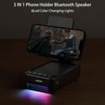 thumbnail image 1 of Gifts for Men Him, Cell Phone Stand with Bluetooth Speaker&Led Color Changing Light, Unique Gifts for Women Dad Her Husband, Cool Tech Gadget Wireless Speaker, Birthday Gifts for Men, Ideal Gifts, 1 of 5