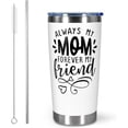 thumbnail image 1 of Gifts for Mom, 20oz Tumbler with Lid and Straw, Stainless Steel Insulated Tumbler Cup Coffee Mug Mother''s Day Birthday Gifts Idea for Mom Wife from Daughter, Son, Best Mom Ever Gifts, 1 of 6