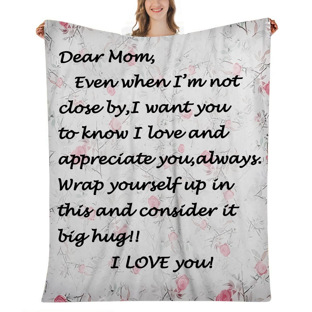 Gifts for Mom Blanket,Birthday Gifts for Mom,Mom Birthday Gifts from  Daughter Son,Best Mom Gift Ideas Presents,for Mom from Daughter,Mom Gifts  from Daughters,32x48''(#276,32x48'')F 