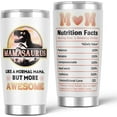 thumbnail image 1 of Gifts for Mom, Birthday Gift for Moms From Daughter Son, Christmas Mother Coffee Cups, Dinosaur Travel Tumbler With Lid And Straw, Stainless Steel Cup, Best Mom Ever Gifts, New Mom, 20 Oz Tumbler, 1 of 6