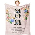 thumbnail image 1 of Gifts for Mom Blanket 60’’x50’’, Mom Gifts from Daughter/Son, Best Mom Ever Gifts, Birthday Gifts for Mom Throw Blanket, I Love You Mom Gifts, Unique Mom Gift, Gifts for Mom Who Have Everything, 1 of 5