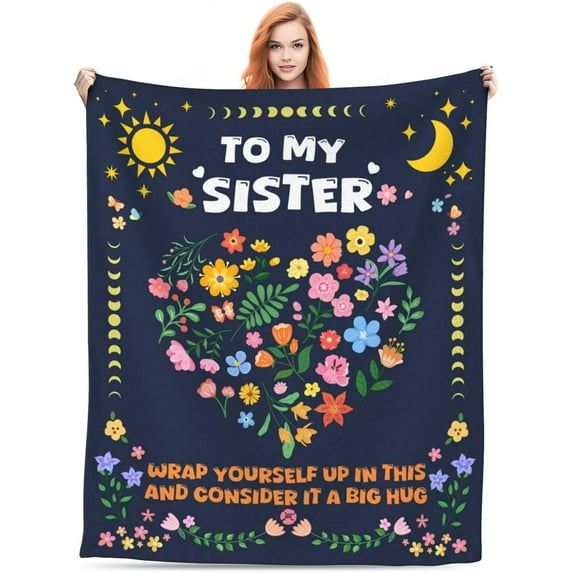 Gifts for Mom Blanket, Presents for Mother from Daughter Son, Mama Birthday Giving, Best Mom Ever Gift for Christmas Mothers Day Valentines, Soft Throw Blanket for Moms, 50"x60" Black