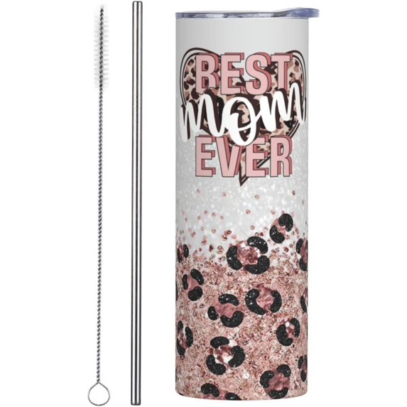 Gifts For Mom from Daughter Funny Mom Cup Gift Warm Pattern Prints 20 oz Tumbler Insulated Coffee Travel Mug Christmas,Thanksgiving,Birthday,Mother''s Day Gift for Mother(slim model)