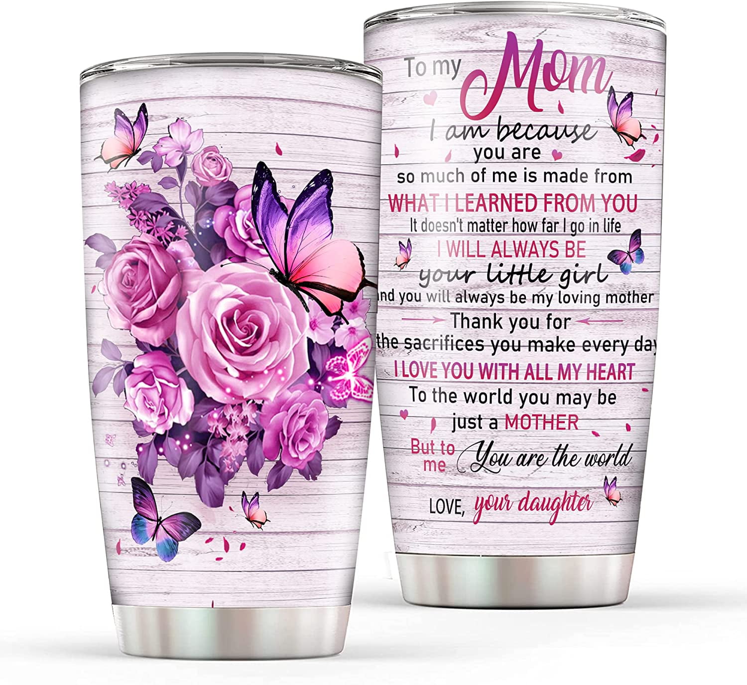Mothers Day Gifts - Birthday Gifts for Mom & Mothers Day Gifts From Daughter  Son - Mom Tumbler Cup Mother''s Day Gifts For Mom - Stainless Steel  Sunflower Tumbler 20oz Mom Gifts