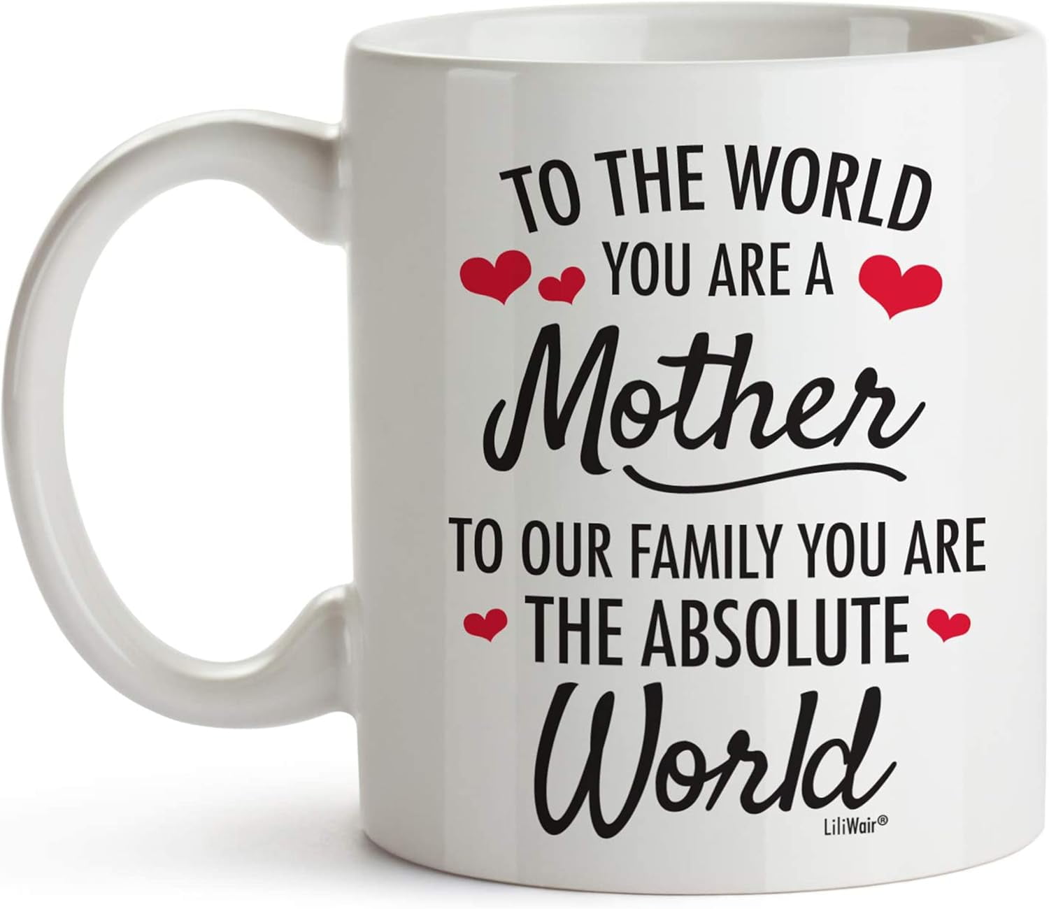 Viberty "Bonus Mom" Coffee Mug 11oz - Ceramic Stepmom Gift For Mother's Day, Birthday, Christmas From Son Or Daughter