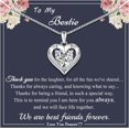 thumbnail image 1 of Gifts for Mom Grandma Heart Necklace Gifts for Daughter Granddaughter I Love You Necklace for Wife Girlfriend Birthday Gift Ideas Anniversary Thanksgiving Jewelry for Sister Bestie, 1 of 6