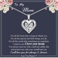 thumbnail image 1 of Gifts for Mom Grandma Heart Necklace Gifts for Daughter Granddaughter I Love You Necklace for Wife Girlfriend Birthday Gift Ideas Anniversary Thanksgiving Jewelry for Sister Bestie, 1 of 6