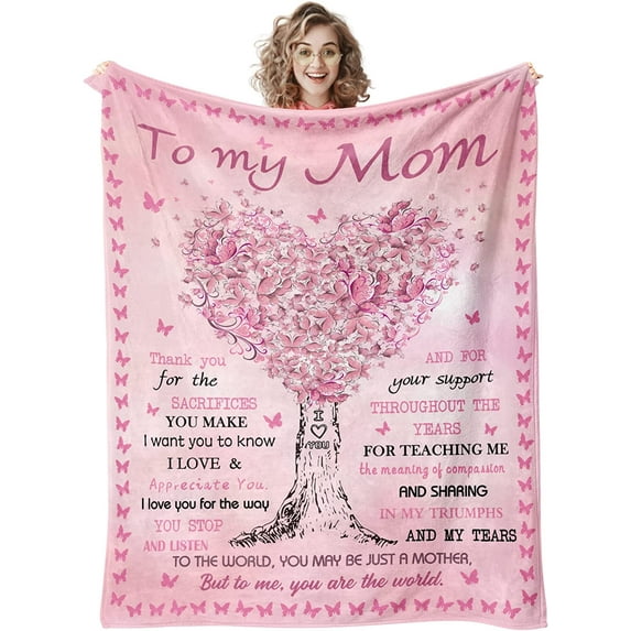 Gifts for Mom, Mom Birthday Gifts, Birthday Gifts for Mom, Gift for Mom, Mom Gifts from Daughter Son, Mother Birthday Gifts, Birthday Gift for Mom, Best Mommy Mom Gift Blanket 60" X 50"