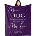 thumbnail image 1 of Gifts for Mom, Mom Birthday Gifts, Birthday Gifts for Mom, Mom Gifts, Gift for Mom Birthday, Mom Gifts from Daughters Son, Mother Birthday Gifts, Best Mom Ever Gifts, Mama Gifts Blanket 60"x50", 1 of 5