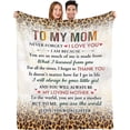 thumbnail image 1 of Gifts for Mom,Mom Birthday Gifts from Daughter, Birthday Gifts for Mom, to My Mom Birthday Gifts, I Love You Mama Gifts Bed Blanket, Mother Day Decorations Flannel Blanket 60x50, 1 of 6