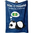 thumbnail image 1 of Gifts for Mom, Mom Birthday Gifts- Funny Soft Blanket for Mom- New Mom Gifts for Women, Birthday Gifts for Mom, Heartwarming Mom Gifts, Mom Blanket Throw for Napping Travel Camp, 60”×50”, 1 of 5