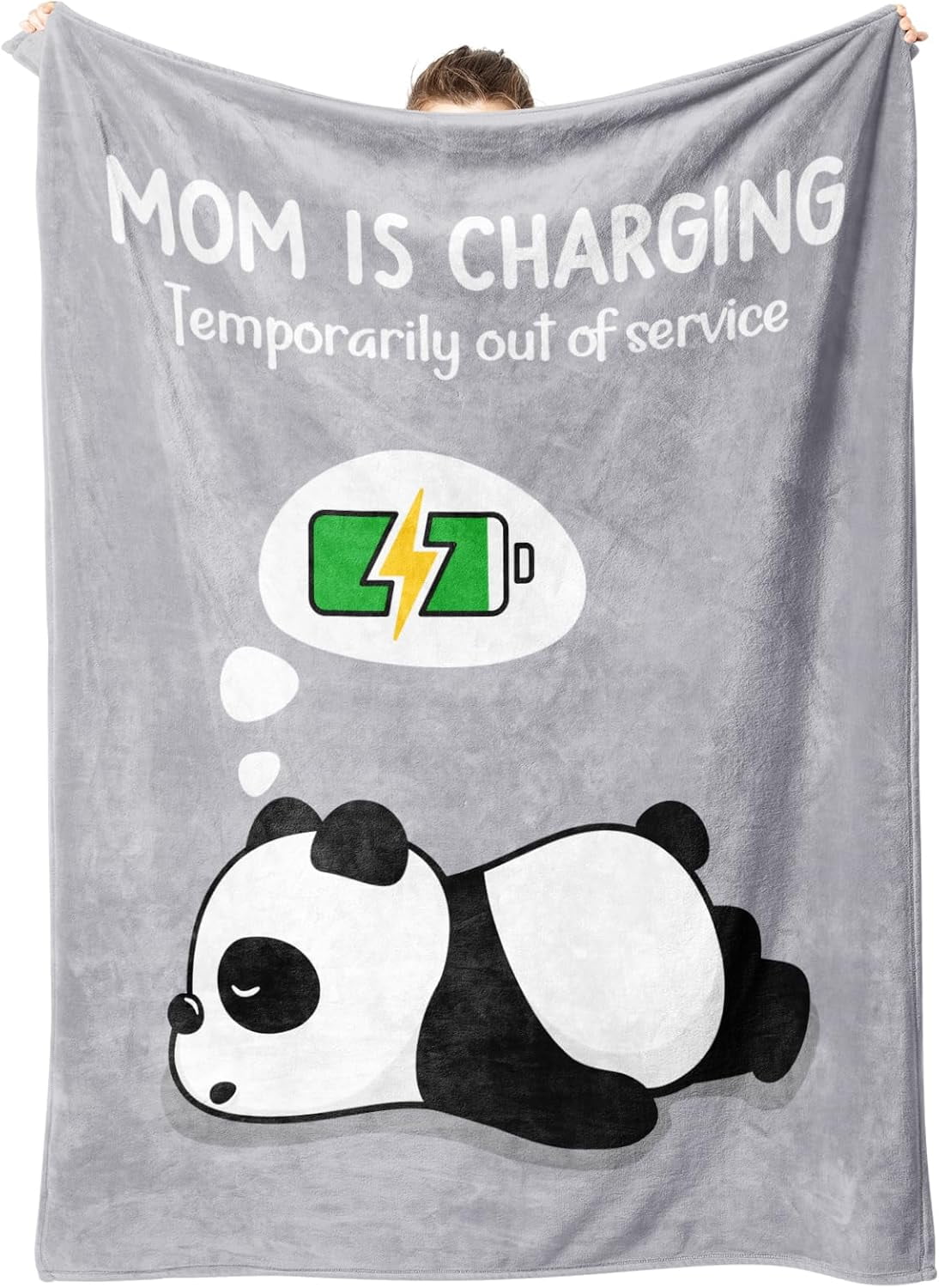 Gifts for Mom, Mom Birthday Gifts- Funny Soft Blanket for Mom- Valentines Day/Birthday Gifts for Mom, New Mom Gifts for Women, Mom Gifts, Mom Blanket Throw for Napping Travel