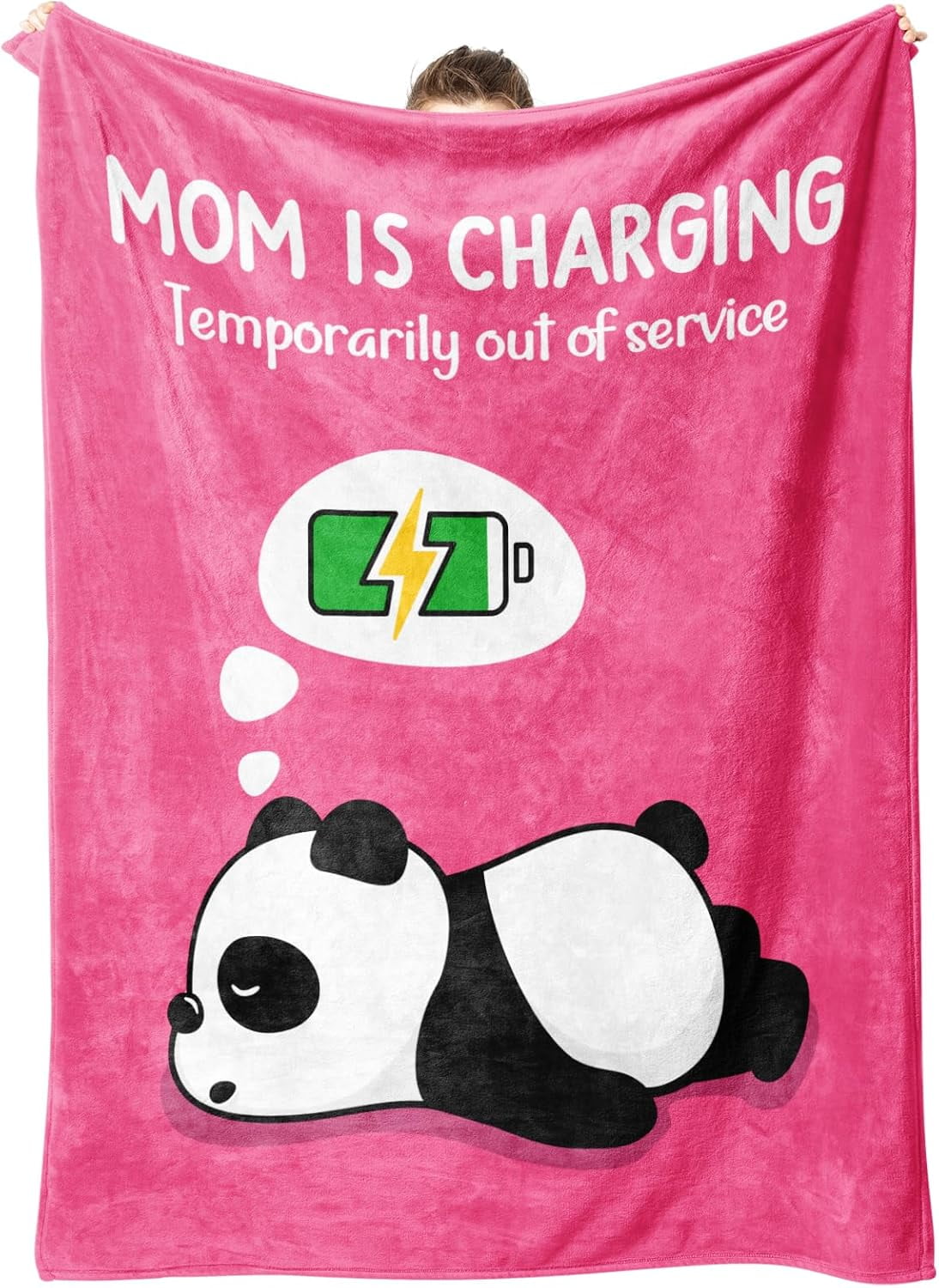 Gifts for Mom, Mom Birthday Gifts- Funny Soft Blanket for Mom- Valentines Day/Birthday Gifts for Mom, New Mom Gifts for Women, Mom Gifts, Mom Blanket Throw for Napping Travel