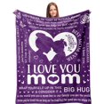 thumbnail image 1 of Gifts for Mom, Mom Birthday Gifts, Mom Gifts, Birthday Gift for Mom, Gifts for Moms from Daughter/Son, Mama Mother Birthday Gifts, Best Mom Gift, Mothers Day/Valentines Day Mom Blanket 60”x50”, 1 of 6