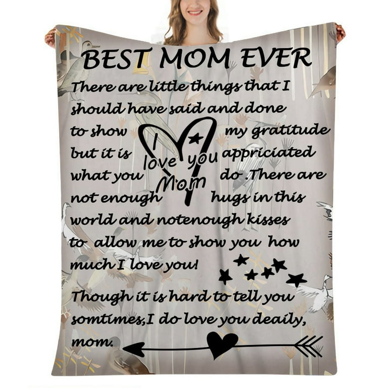 Gifts for Mom,Mom Gifts,Birthday Gifts for Mom,Mom Birthday Gifts,Mom Gift  from Daughter Son, Best Mom Gifts for Mother's Day/Christmas/Valentine's  Day,Mom Blanket,32x48'' 