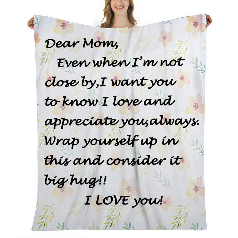 Gifts for Mom, Mom Gifts, Birthday Gifts for Mom, Mom Birthday Gifts, Gift  for Mom from Daughter/Son Blanket Presents for Mother's Day, Christmas,  Valentine's Day Throw Blankets,40x58'' 
