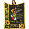 thumbnail image 1 of Gifts for Mom,Mom Gifts,Birthday Gifts for Mom from Daughter,Best Mom Birthday Gifts,Mom Blanket from Daughter,Mother''s Day Christmas Valentines Day Gifts for Mom 60"x50", 1 of 1