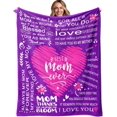 thumbnail image 1 of Gifts for Mom, Mom Gifts, Birthday Gifts for Mom, Valentines Day Gifts for Mom, Mom Birthday Gifts, Gift for Mom, Gifts for Mom from Daughter I Son, Blanket 50" × 60", 1 of 6