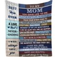 thumbnail image 1 of Gifts for Mom, Mom Gifts Blanket 50"x60", Mom Birthday Gifts, Birthday Gifts for Mom, Gifts for Mom from Daughter/Son, Mom Gifts for Christmas, Mother Gifts, Best Mother Birthday Gifts Ideas, 1 of 6