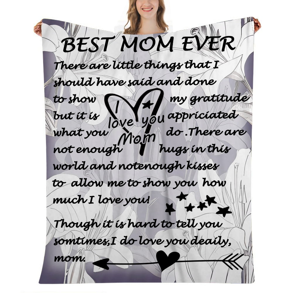 Gifts for Mom Blanket,Birthday Gifts for Mom,Mom Birthday Gifts from  Daughter Son,Best Mom Gift Ideas Presents,for Mom from Daughter,Mom Gifts  from Daughters,32x48''(#276,32x48'')F 