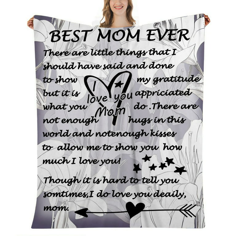 Gifts for Mom, Mothers Day Birthday Gifts for Mom, Mom Birthday Gifts, Mom  Gifts, for Mom, Mom Christmas Day Gifts, Mom Birthday Gifts from Daughter  Son Soft Throw,59x79'' 