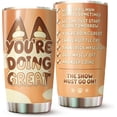 thumbnail image 1 of Gifts for Mom - Mom Tumbler - Gifts for Mother from Daughter, Son - Mom Coffee Cup - Gifts for Mother''s Day - Gifts for Women - Gifts for Wife - You''re Doing Great Tumbler 20 Oz, 1 of 7