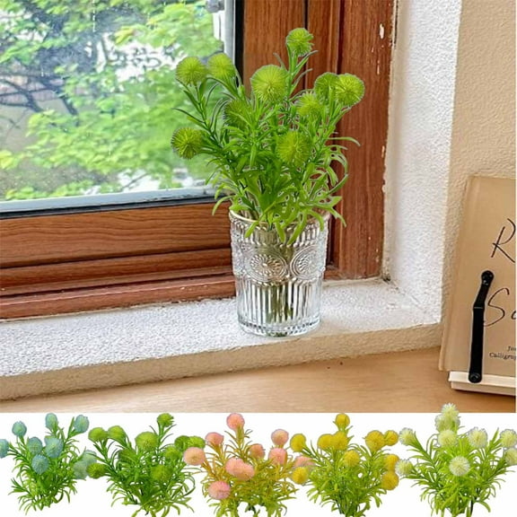 Gifts for Mom PALIFEUR Fake Flowers Dandelions Artificial Flowers for Outdoor or Indoor No Fade Plastic Silk Flowers, Realistic Faux Flowers Bouquet, Mother's Day Gifts Wedding Prom Home Decorations