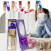 Gifts for Mom PALIFEUR Fake Flowers Soap Artificial Flowers for Outdoor or Indoor No Fade Plastic Silk Flowers, Realistic Faux Flowers Bouquet, Mother's Day Gifts Wedding Prom Home Decorations