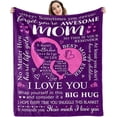 thumbnail image 1 of Gifts for Mom from Son,Gifts for Mom Birthday Unique,I Love You Mom Blanket,Mom Gifts for Birthday,Best Mom Ever Gifts,Presents for Mom Christmas Valentines Day Mothers Day Blanket, 1 of 6