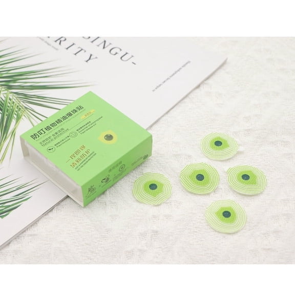 Gifts Mosquito Repellent Patch Plant Oil Bead Stickers Natural Insect Repellent Long Lasting Anti Mosquito Skin Friendly Patch Outdoor Travel Camping Mosquito Patch 6 Pcs