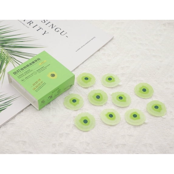 Gifts Mosquito Repellent Patch Plant Oil Bead Stickers Natural Insect Repellent Long Lasting Anti Mosquito Skin Friendly Patch Outdoor Travel Camping Mosquito Patch 10 Pcs