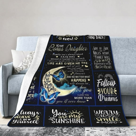 Gifts For Niece From Aunt Blanket Gifts For Kids Adults - Lightweight Throw Blanket For Bedroom Living Room Decor Soft Fuzzy Fleece Cozy Plush Bed Couch 40"X30"