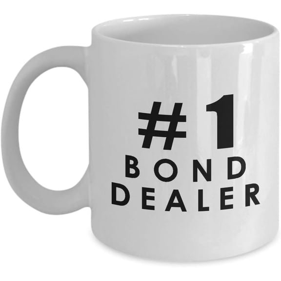 Gifts for Number 1 Bond Dealer Coffee Mug Tea Cup - Bail Bondsman Bond Agent Broker Salesman Funny Cute Gag Appreciation Idea Recognition Award Reward