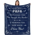 thumbnail image 1 of Gifts for Papa Grandpa from Grandchildren Birthday Gift for Grandfather Blanket Unique Fathers'' Day Christmas Thanksgiving for Papa Best Grandpa Gifts Idea Papa Gifts Blanket 60X50, 1 of 6