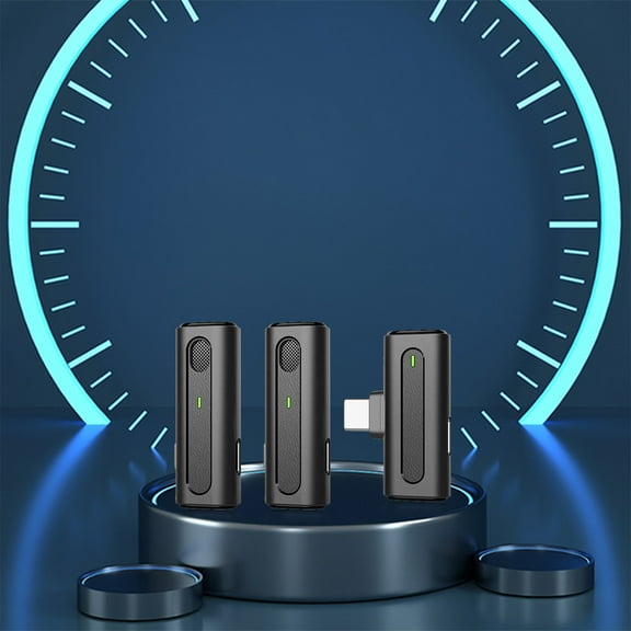 Gifts Sentmoon Audio Tech Wireless Lavalier Microphone 2.4GHz USB Type C Clip On Lapel Mic with Charging Case Auto Sync Low Latency Noise Cancellation for Vlog Interview Podcast Plug and Play Mic