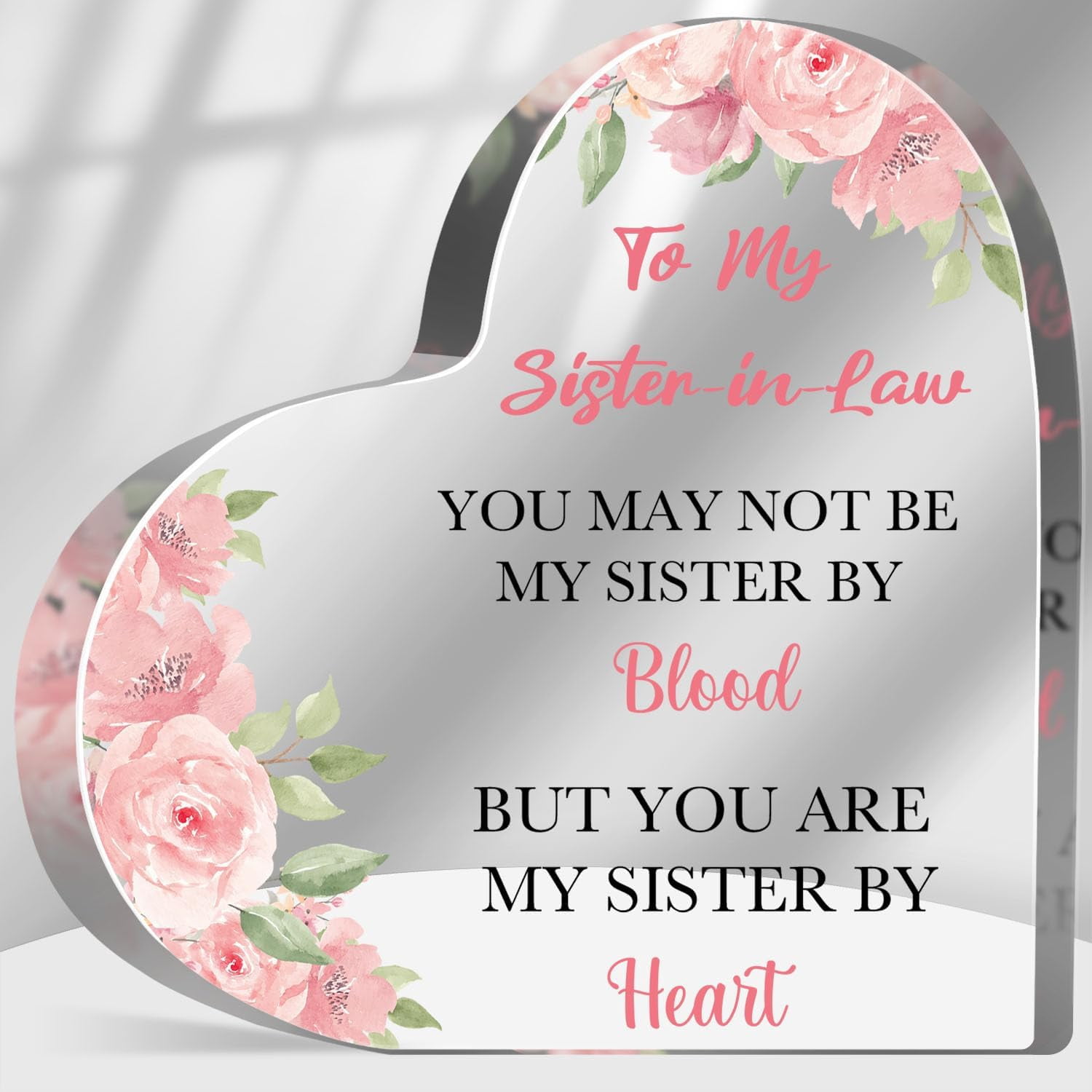 Stainless Steel Sister-in-Law Bracelet - "Through Marriage We Became Family" Engraved Bangle, Birthday Christmas Gift