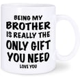 thumbnail image 1 of Gifts For Sister From Sister Brother-Great Sister in law Gift-Awesome twin Sister gifts-Being My Sister-BFF Birthday Christmas Gifts for Women-Funny Sarcastic 11oz Coffee Mug, 1 of 2