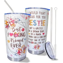 Gifts For Sisters Stainless Steel Tumbler 20oz - Bestle - Coffee Mug Cup, Sisters Gifts From Sister, Best Sister Gifts For Little Sister For Women Sister Christmas Birthday Gifts Funny