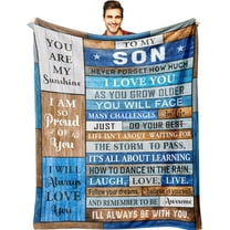 Gifts for Son, Son Gifts, Adult Son Gift Ideas, Birthday Gifts for Son, Son Gifts from Mom Dad, Son Birthday Gifts, Birthday Wedding Graduation Gifts for Adult Son, To My Son Blanket 50" X 60"
