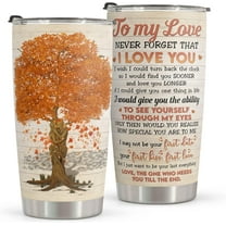 Gifts For Her - Stainless Steel Love Tree Tumbler 20oz Gift For Him - Birthday Gifts for Wife & Gifts For Women Christmas Gift For Lover - Valentines Day Gifts For Her Him Wife Husband