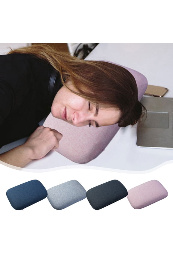 Gifts TTJ Contour Nap Pillow Memory Foam Travel Office Sleeping Pillow Latex Support Ergonomic Prone Rest Pillow For Adults Children Cool Breathable Cover Washable