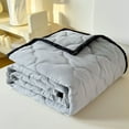 thumbnail image 1 of Gifts TTJ Cooling Ice Silk Summer Quilt 39.4x59.1 in Lightweight Breathable Air Conditioning Blanket Thin Washable Heat Wicking Summer Comforter Cool Quilt For Dorm Travel, 1 of 8