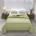 thumbnail image 1 of Gifts TTJ Lightweight Washed Cotton Summer Quilt 59.1x78.7 in Breathable Soft Ventilated Air Conditioning Blanket Machine Washable Dorm Bed Comfort For Warm Sleepers, 1 of 8