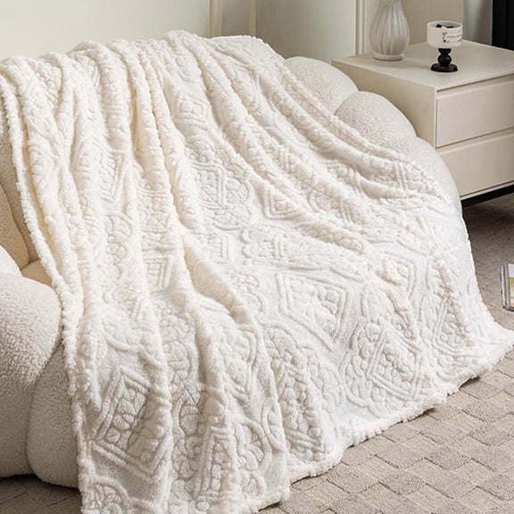 Gifts TTJ Plush Suede Nap Shawl Blanket 27.6x39.4 in Thick Soft Fleece Throw Cozy Office Nap Blanket Lightweight Versatile Sofa Bed Shawl Machine Washable Home Throw
