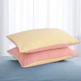 thumbnail image 1 of Gifts TTJ Set of 2 Pillow Shams Pillow Cases Envelope Closure Standard 18.9 x 29.1 in Washed Cotton Soft Breathable Fabric Machine Washable Hotel-Style Bedding Pillow Cases, Pillow Shams, 1 of 6