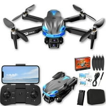 Gifts for Teenage Boys 16-20,Brushless Motor Drone with 1080P Camera 2.4G WIFI FPV Quadcopter with Headless Follow Me Altitude Hold Toys Gifts for Kids Adults,Black