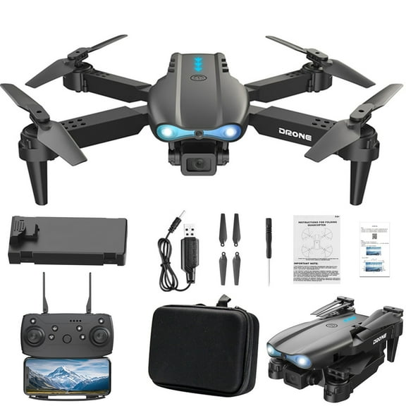 Gifts for Teenage Boys, Drone with 1080P HD FPV Camera Remote Control Toys Gifts for Boys Girls with Altitude Hold Headless Mode Start Speed Adjustment, Black