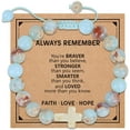 thumbnail image 1 of Gifts for Teens Girls, Cross Bracelet for Women Kids Teenage Teen Girl Gifts Trendy Stuff Graduation Birthday Gift Ideas for Best Friend Women Her Daughter Easter Christmas Stocking Stuffers, 1 of 6