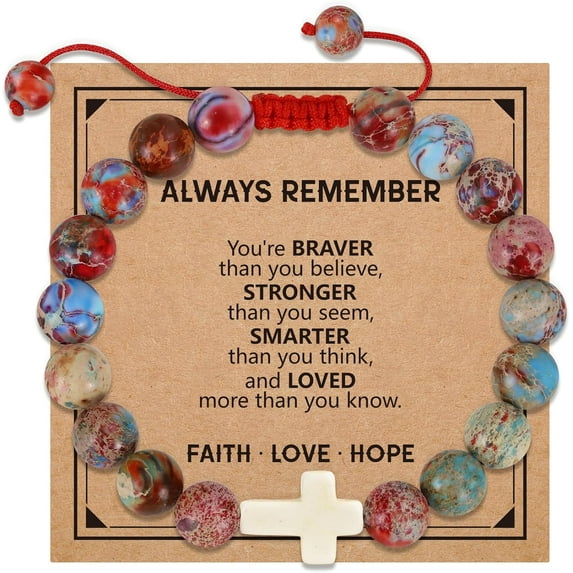 Gifts for Teens Girls, Cross Bracelet for Women Kids Teenage Teen Girl Gifts Trendy Stuff Graduation Birthday Gift Ideas for Best Friend Women Her Daughter Easter Christmas Stocking Stuffers